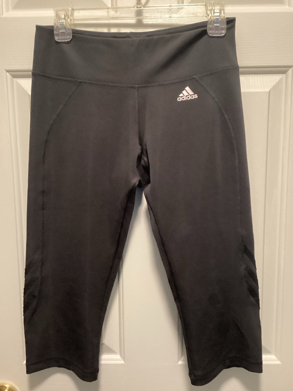 adidas Black Capri Athletic Leggings